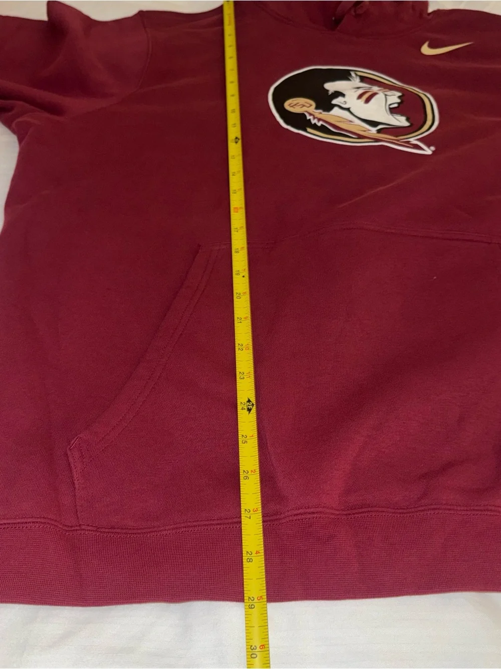 Nike Men's Florida State Seminoles BCS Club Fleece Burgundy Pullover Hoodie XXL